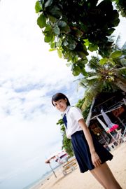 Nishino Koharu "Seaside School Uniform + High Fork Swimsuit" [Minisuka.tv]