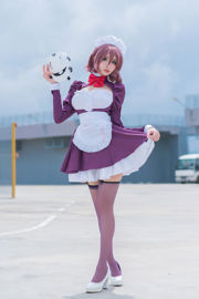 [Net Rode COSER Foto] 花リリ(Plant Lily) - Maid Mask