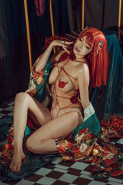 [Ảnh COSER màu đỏ ròng] Autumn và Corgi (Xia Xiaoqiu Qiuqiu) - Kimono