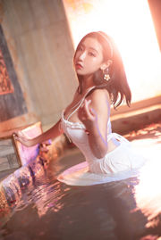 [Net Red COSER Photo] Anime-Blogger Mu Ling Mu0 - Hot Spring Reflection