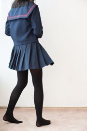 JK uniforme scolaire fille en soie noire [Fondation Sen Luo] [BETA-024]
