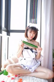 K8 Tsundere and Cute Vivian "Maid Dress + Cucumber Theme" [优星馆UXING] VOL.058