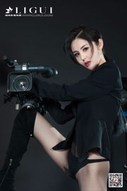Model nogi Lianger "Black Silk OL" [丽 柜 Ligui] Internetowe piękno